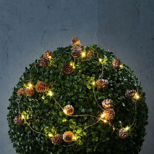 Weltbild Design LED-Lichterkette "Zapfen" 30 LEDs Timerfunktion - Bild 3 von 5