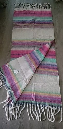 FREE PEOPLE "Skye Stripe" 60"x51” Boho Style Fringe Throw *NWT* FREE SHIPPING! - Picture 4 of 6