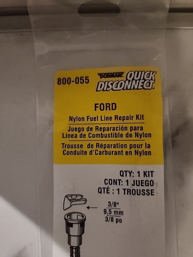 Fuel Line Connector Dorman 800-055 Ford Nylon Fuel Line Repair Kit - Picture 2 of 12