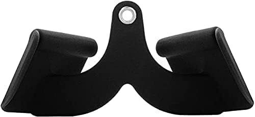 Double D Handle Cable Attachments, V Bar Tricep Pull Down Exercise Handles Gym