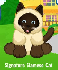 Webkinz Classic Signature Siamese Cat CODE ONLY Estore Promo
