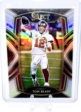 2020 Panini Select Tom Brady Club Level Silver Prizm Tampa Bay Buccaneers No 201