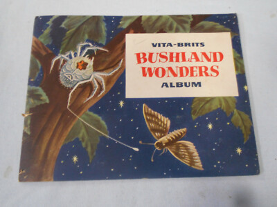 #JJ.   1957  VITABRITS / NABISCO  SET(30)  BUSHLAND WONDERS CARDS IN ALBUM 