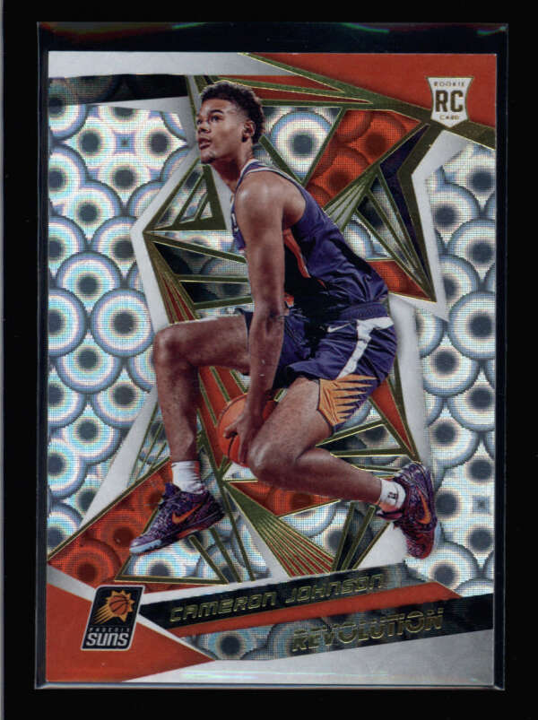 CAMERON JOHNSON 2019/20 PANINI REVOLUTION #110 GROOVE PARALLEL ROOKIE RC BA3410