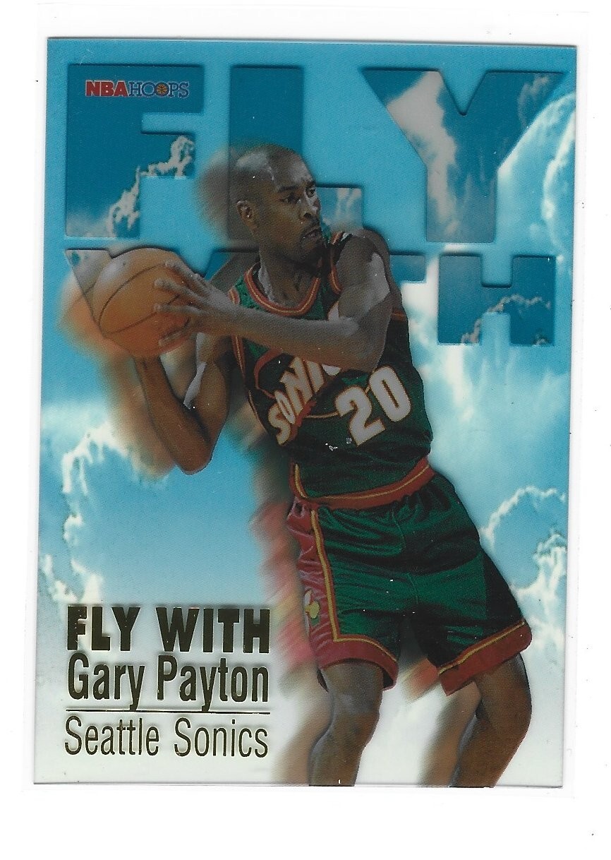 1996-97 Hoops Fly With #5 Gary Payton