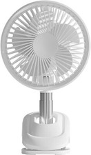 Mini Fan Auto Oscillating Clip  Desk Fan Quiet Operation Three Speeds Rechargea