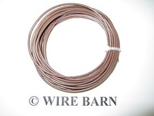 MTW 12 AWG GAUGE BROWN STRANDED COPPER WIRE 25 FEET MACHINE TOOL WIRE- USA MADE