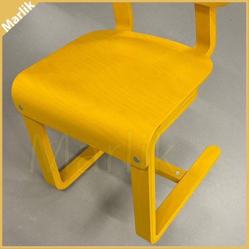IKEA LYCKAN Chair Yellow Birch Veneer Cantilever Design 005.691.86, NEW in Box - Picture 7 of 12