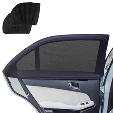2pcs Side Window Car Sun Shades for Pets Privacy Sunshade Breathable For Camping