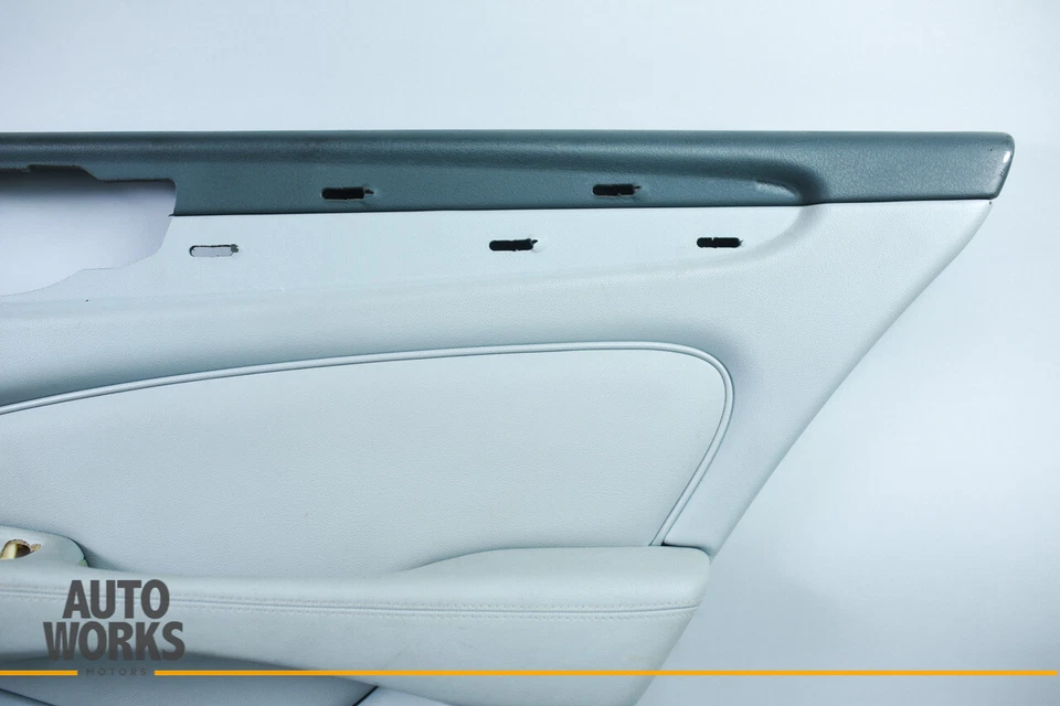 04-07 Jaguar X350 XJ8 Panel de puerta interior lado pasajero trasero derecho LHJ OEM Foto 3 de 4