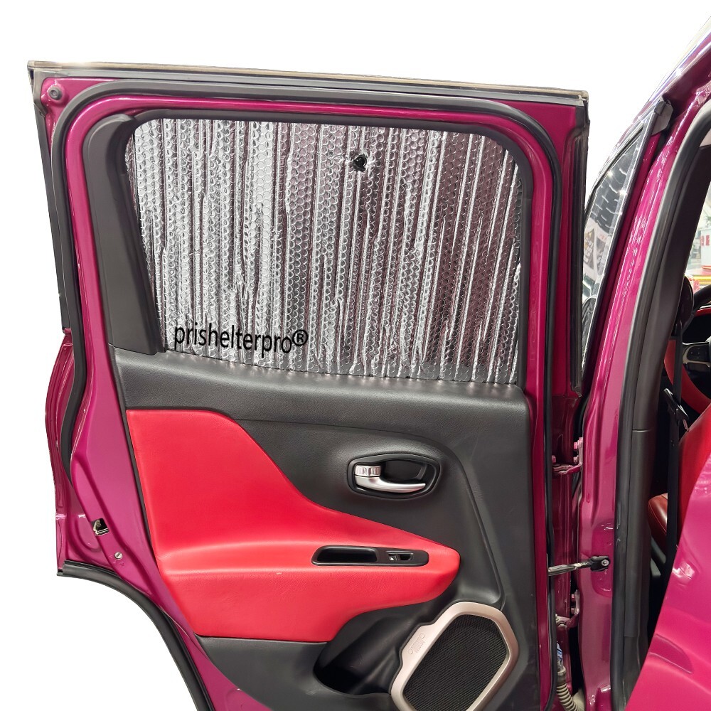 Parasole Per Jeep Renegade 2015-2022 - Visiera Piegevole Per Parabrezza, Riflettente UV