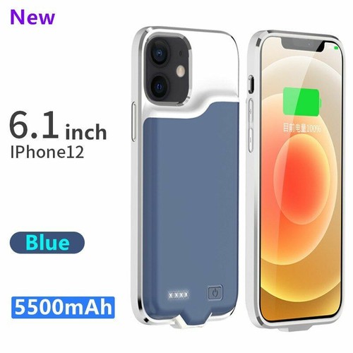 Battery Case For iPhone 12 Mini Pro Max Power Bank Cover Backup Battery Charger - Picture 15 of 30