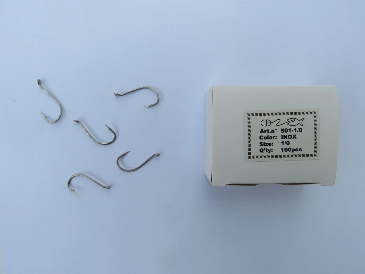 Pêche silure ou mer - boîte de 50 hameçons triples n° 4/0, t 15