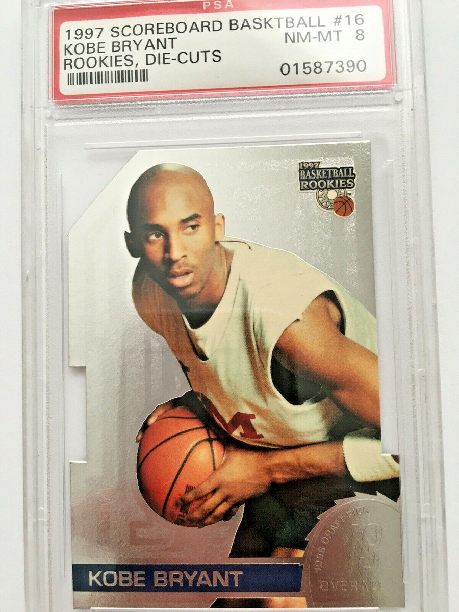 1997 KOBE BRYANT SCOREBOARD #16 ROOKIES. DIE CUTS PSA NM-MT 8 | eBay