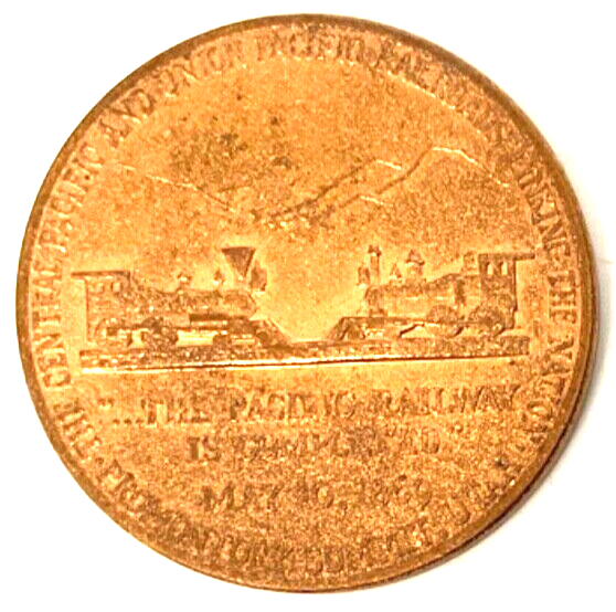 Golden Spike Centennial Celebration 1869-1969 Token | eBay