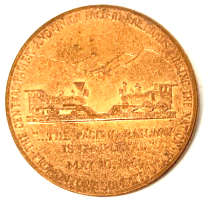 m189 ビンテージ　エッグプレート　日本製 Golden Spike Centennial Celebration 1869-1969 Token | eBay