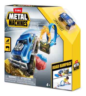 Zuru Metal Machines Road Rampage Loop & Jump Stunt Track mit Monstertruck