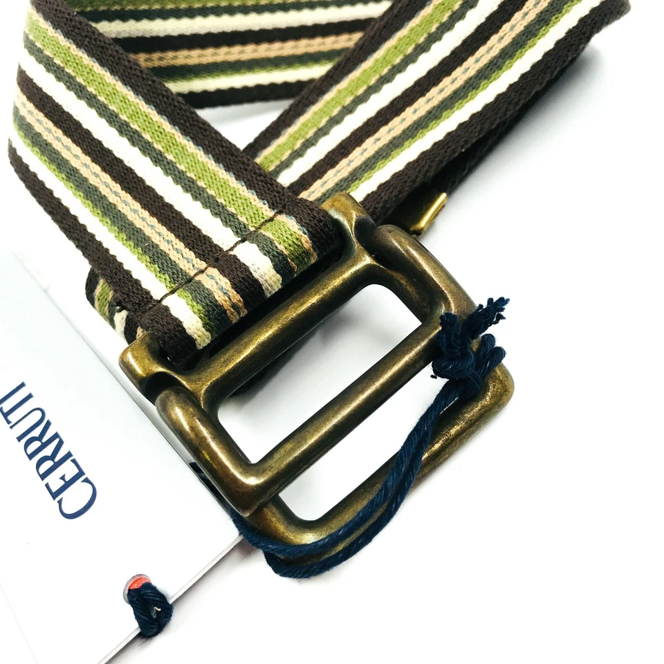 Cinturón De Lona Casual De Diseñador Cerruti Talla IT 42 80 cm - Imagen 2 de 4