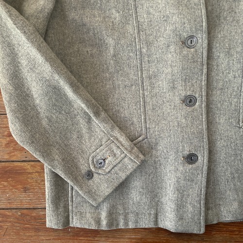 Vintage 1950s White Stag Gray Wool Shirt/Jacket Size Medium Women’s - Picture 4 of 9