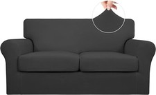 Easy-Going 3 Pieces Stretch Soft Couch Cover For Dogs - Washable Sofa Slipcover
