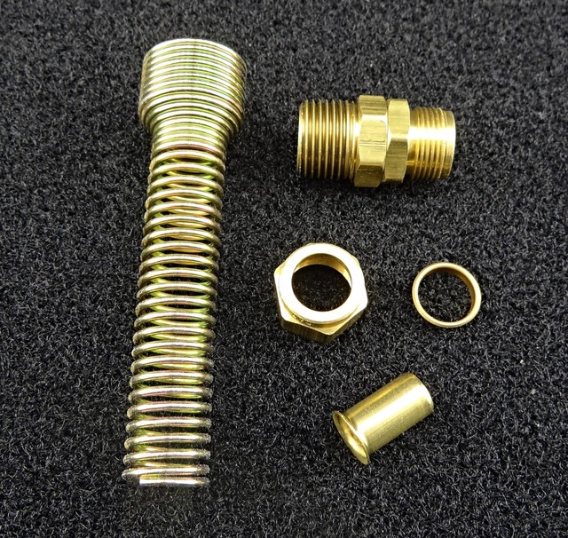 1 New Nycoil 3/8" Male Swivel Fitting Kit for 3/8" Nylon Air Hose 20