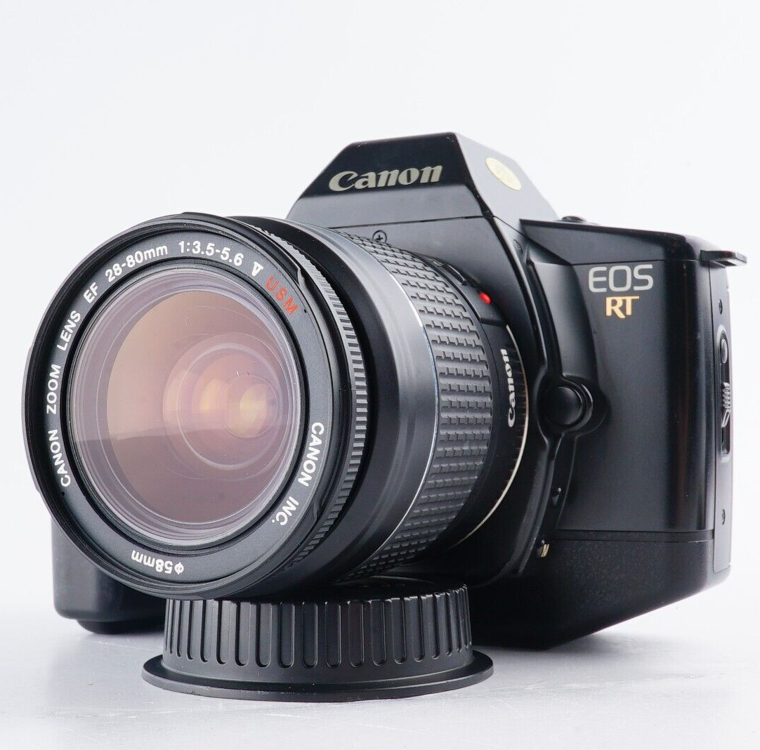 EX+5 Canon EOS RT 35mm Film Camera w/ EF 28-80mm F/3.5-5.6 V