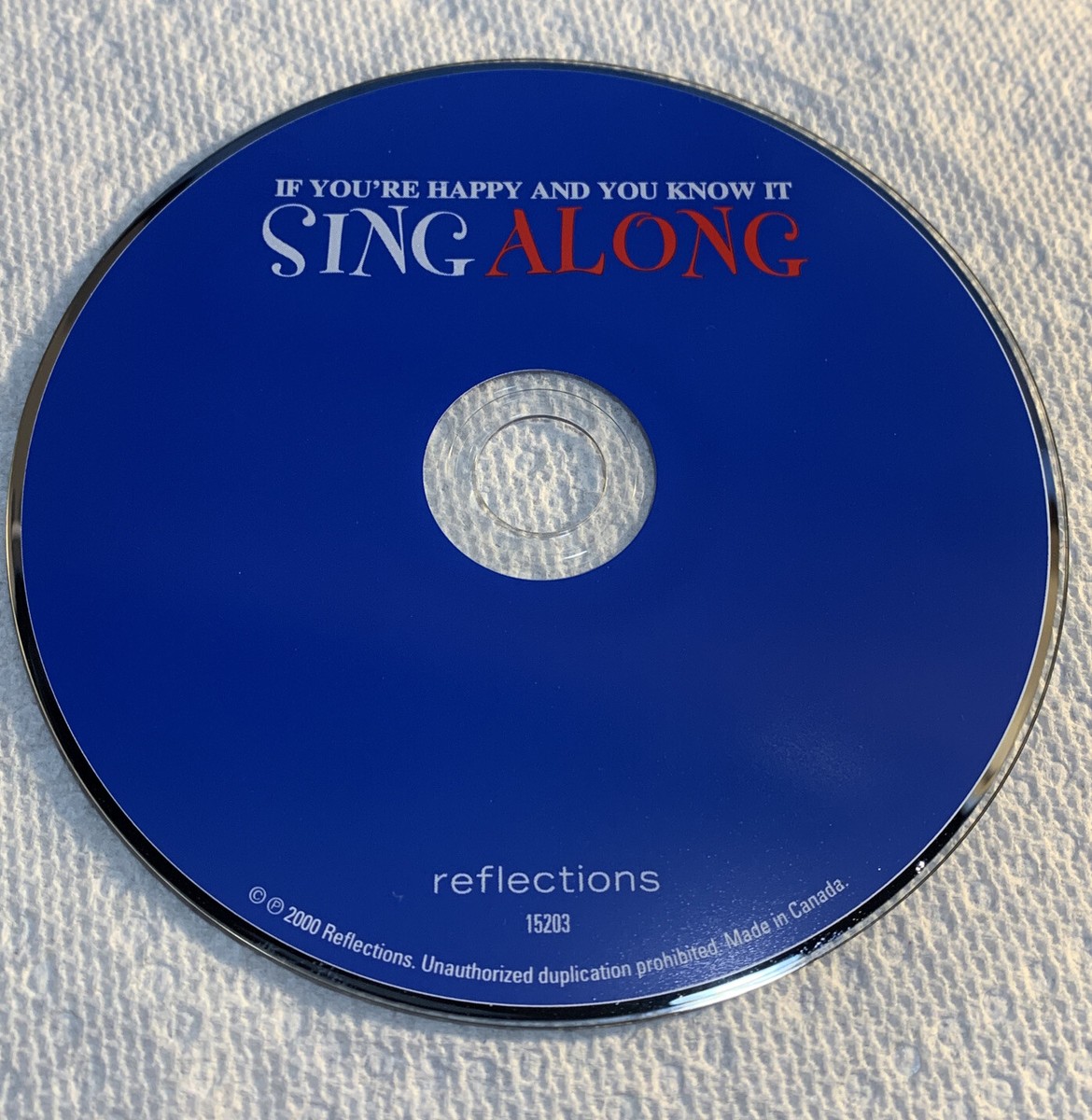 If You're Happy And You Know It Sing Along CD 2000 Baby - Disc
