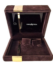 Scatola per orologio Omega Fuego d'epoca, vintage, originale non usata   n  17
