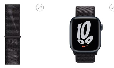 41mm black nike sport loop regular