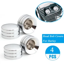 4x Head Bolt Spark Plug Covers For Harley Road Electra Street Glide Road King