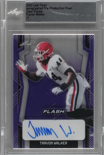 2022 Leaf Flash Travon Walker #BA-TW1