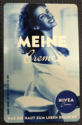 K 1212 B 08.93 6 DM Beiersdorf Nivea Meine Creme Frau nur 3600 Ex. Neu***Mint***
