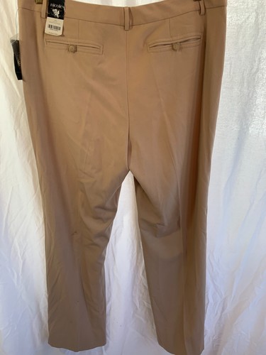 Nicole Miller Size 16 Tan Essentials Flat Front New with Tag $44.00 - Picture 3 of 5