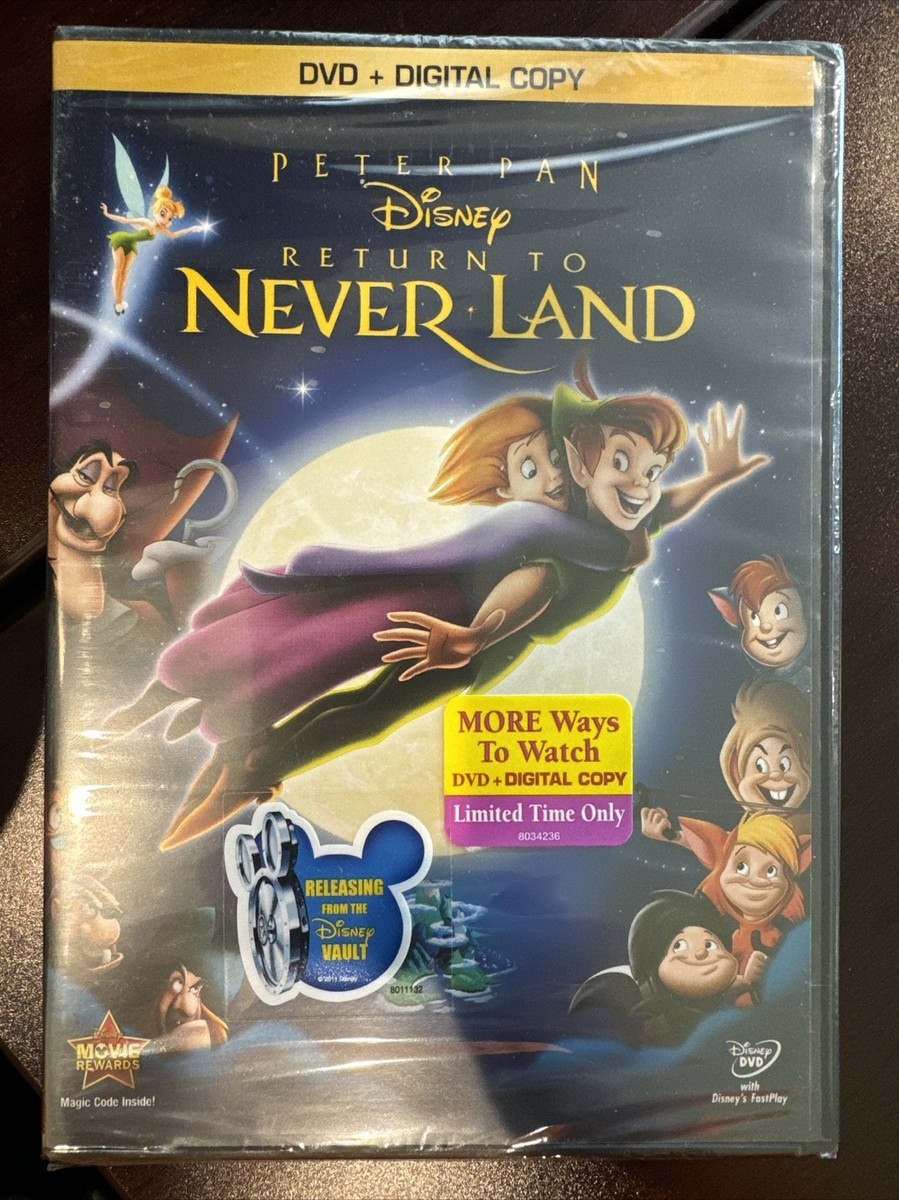 Return to Never Land (DVD, 2013, Special Edition Includes Digital