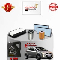 Kit Wartung 4 Filter Und ÖL Hyundai I20 1.6 Crdi 85KW 116CV Ab 2009