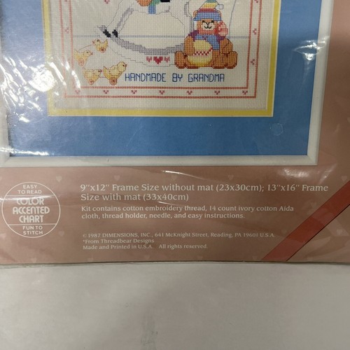 From the Heart by Dimensions Childhood Dreams Cross Stitch Kit Sealed 9" by 12" - Picture 3 of 4