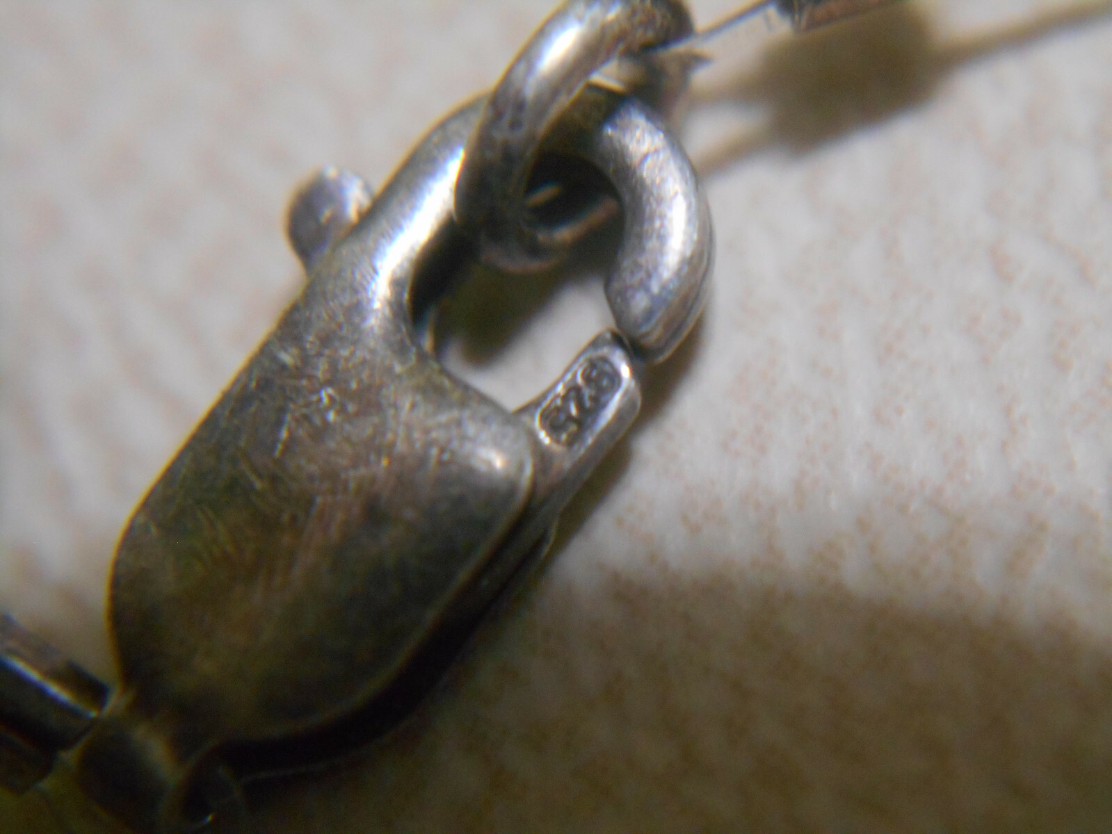 Sterling Silver String Necklace with Selenite or … - image 4