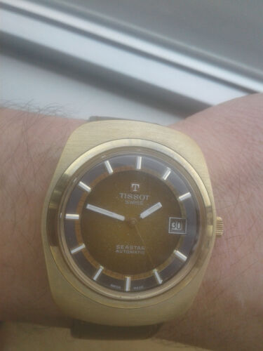 Tissot Seastar AUTOMATIC COSMIC DIAL Vintage Sammlung NOS Montre Uhren Uhr - Bild 3 von 12