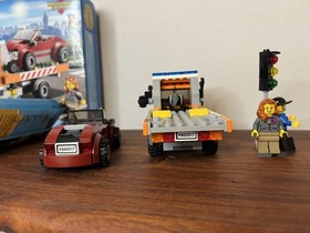 LEGO Retired 60017 City Flatbed Truck 100% Complete with Box and Manuals 