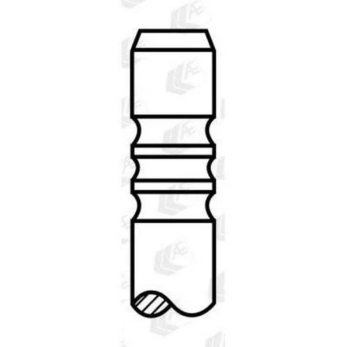 AE V91188 Válvula de escape Ø36mm 102,5mm para BMW 3 Sedán (E30) 5 Sedán (E34) - Imagen 2 de 4