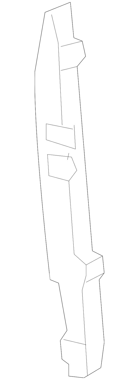 Sello de guardabarros para Honda CR-V 2010-2011 (N/P 74105-SWA-A10)