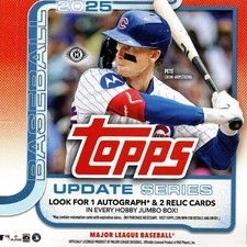 2025 Topps COMPLETE BASE SET (1050) Cards In Hand Series 1 Series 2 and Update
