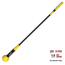 Golf Swing Trainer Aid and Correction for Strength Grip 48.0 Inches Yellow