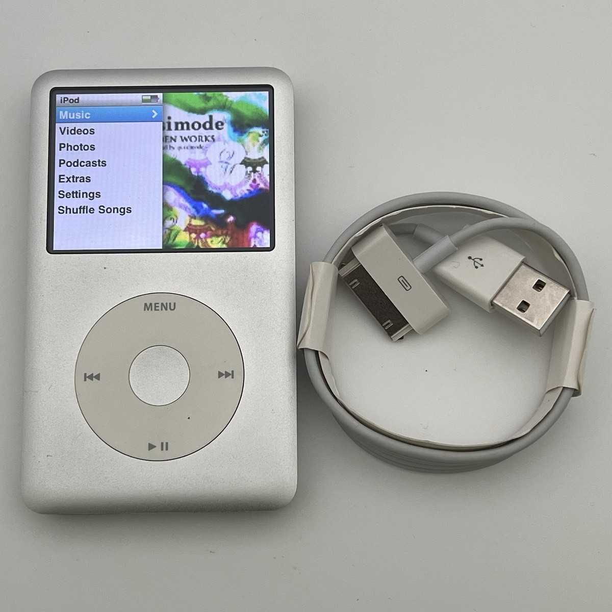 Apple iPod classic 7th Generation Silver (160 GB) - Fully Working