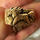 Jes Maharry 14k Rose Gold Live Free Horse Ring  Size 6 Great Price Heavy Ring — photo 1