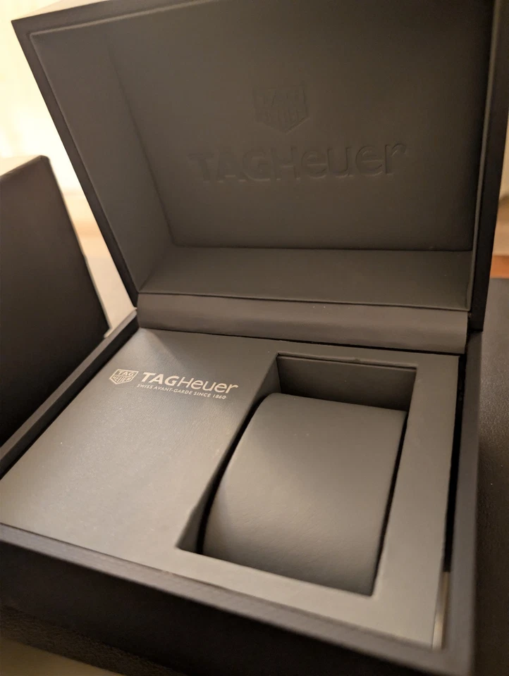 GENUINO TAG Heuer Carerra y Monaco Presentación Reloj Cajas y Portafletos Foto 3 de 4