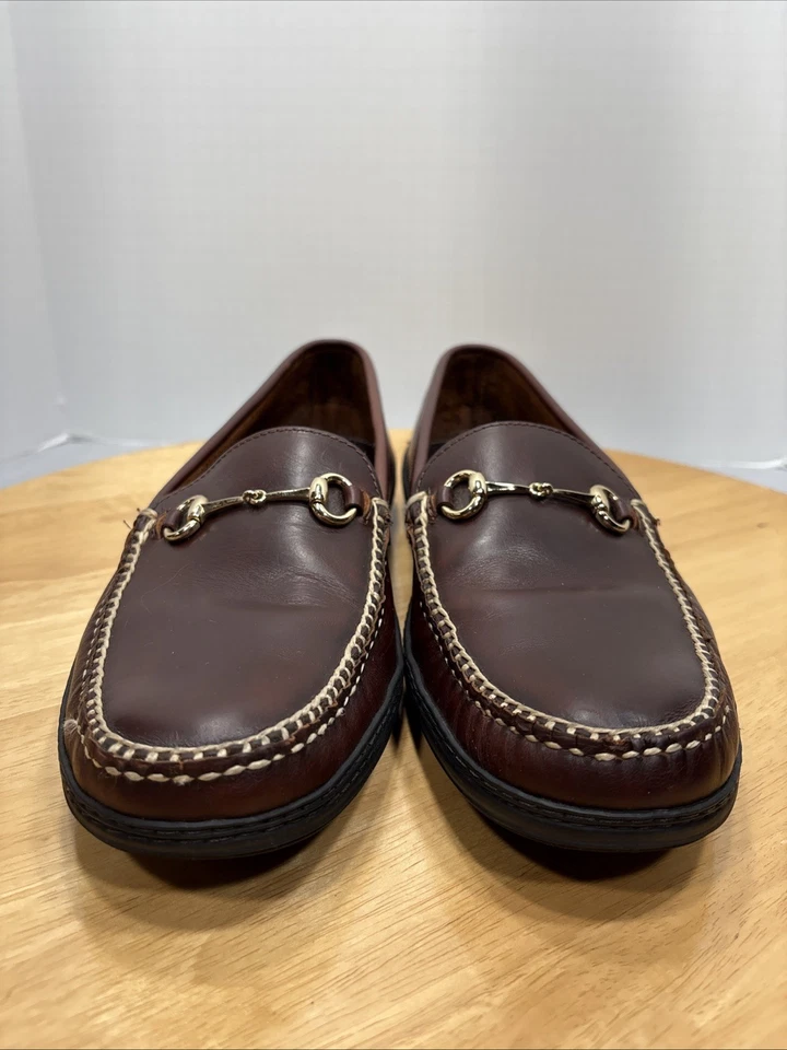 Zapatos de vestir TB Phelps Bit Driver Briar de cuero marrón para hombre talla 13 Foto 2 de 4