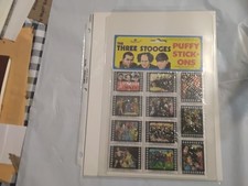 Three Stooges 1988 Puffy Stick-ons, New.