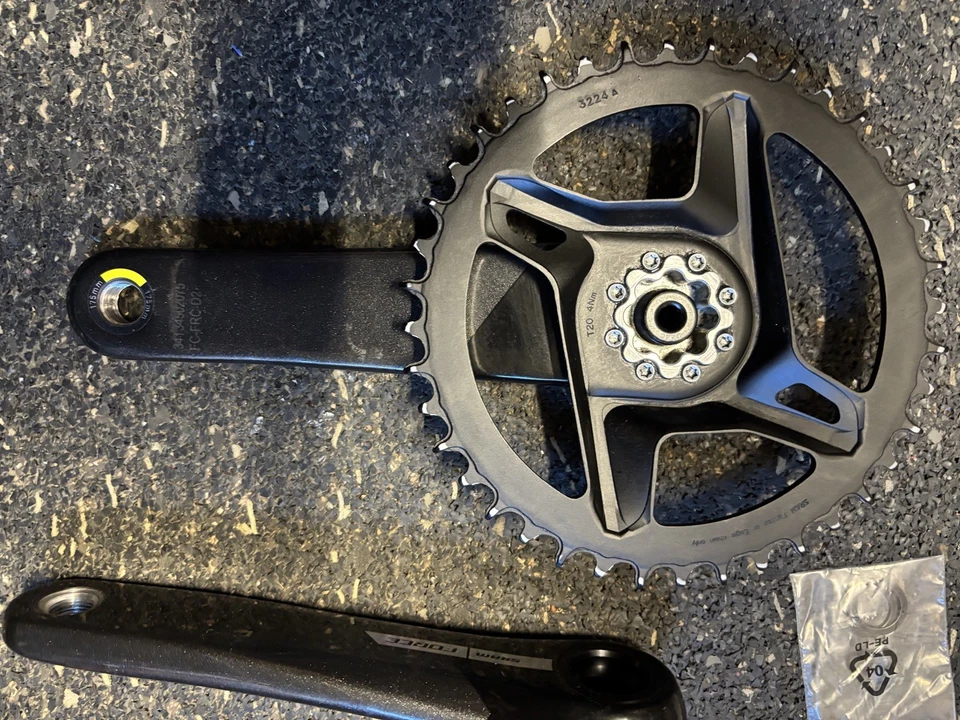 SRAM FORCE 1 D2 DUB DM 1X12-FACH CARBON KURBELGARNITUR 175mm - Bild 3 von 3