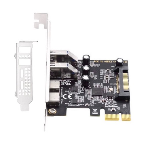 PCI Express to USB 3.2 Gen1 5Gbps PCIE Adapter Card Equipped with 4 USB ports - Afbeelding 5 van 12